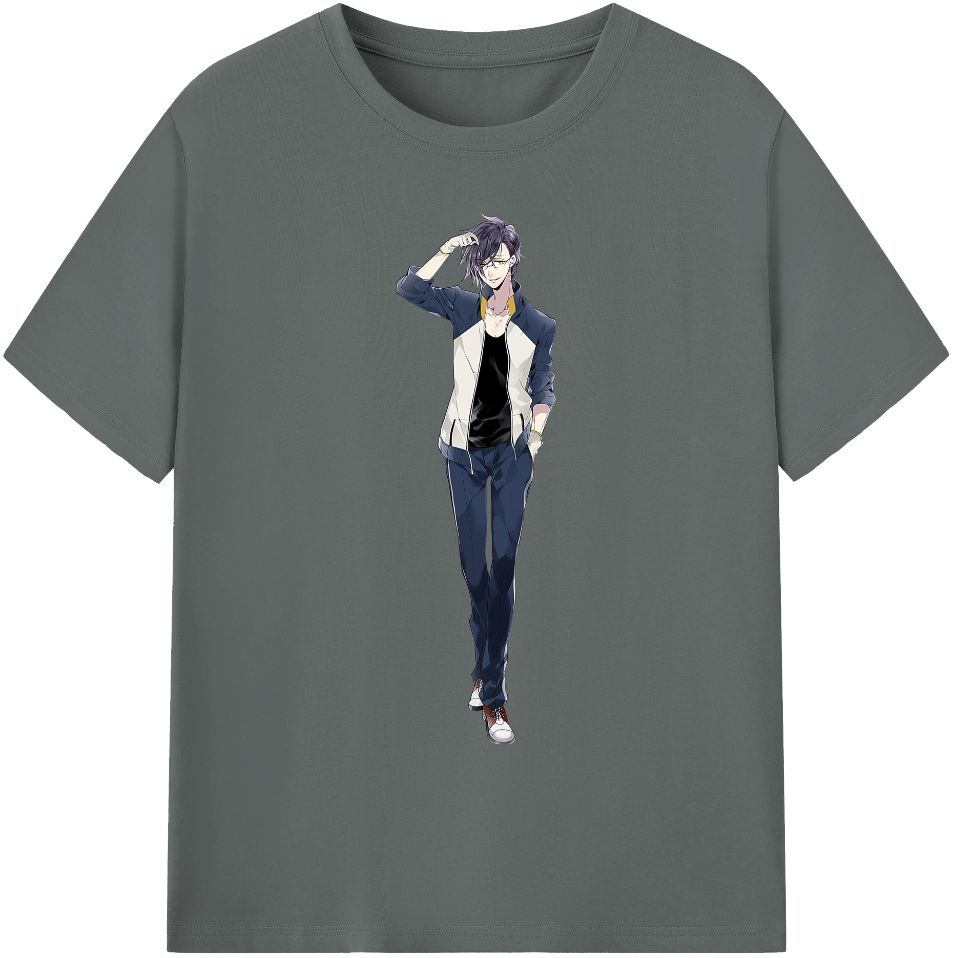 （画像用） 刀剣乱舞 Touken Ranbu 綿100％ メンズ半袖Tシャツ｜肌触りやわらか＆通気性